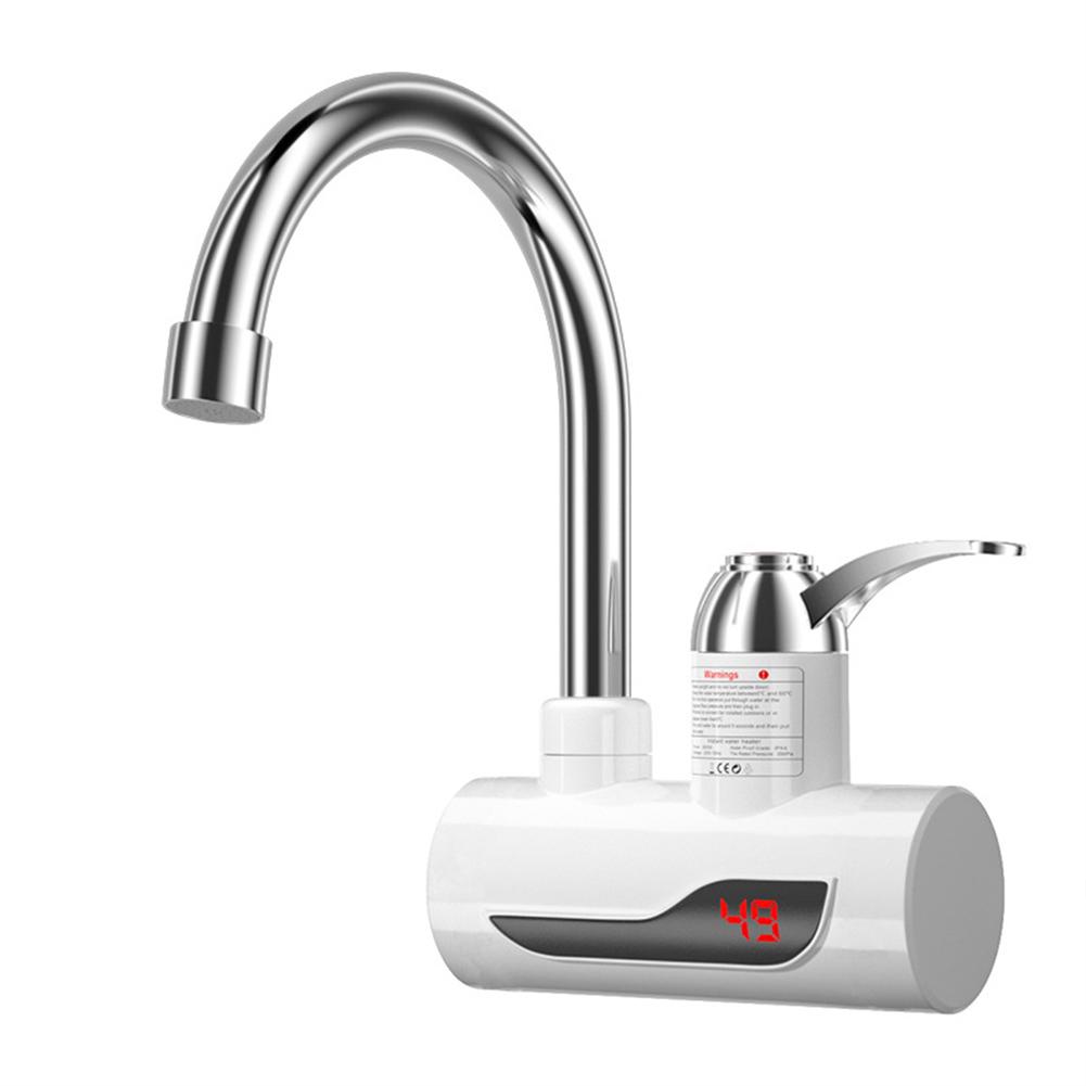 

Electric Tankless Water Heater 360 Degree Rotation Fast Heating Tap Temperature Adjustable Hot Water Faucet for Kitchen Bathroom