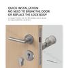 KAK Tuya APP Fingerprint Cylinder Smart Door Lock Electronic Digital Password Code Lock Keyless Remote Control Lock Hardware