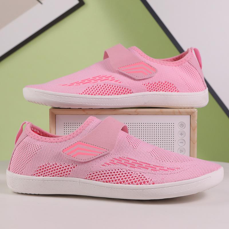 

Обувь для босиком новая мужская и женская удобная обувь для ходьбы дышащая с мягкой подошвой из мушиного плетения кроссовки для бега альпинистская повседневная обувь для пар 40 розовый