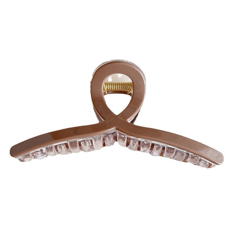 Eleganter minimalistischer Hochsteckfrisur-Haarclip mit Schleife - Luxuriöses Krallendesign