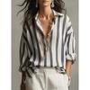 JPNTKY Women's Fashion Casual POLO Neck Long Sleeve Blouses & Shirts