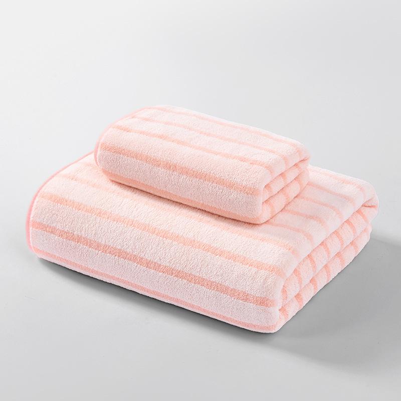 Korallenfleece Schnelltrocknendes Handtuchset für Erwachsene - Saugfähig & Weich für Zuhause oder Strand