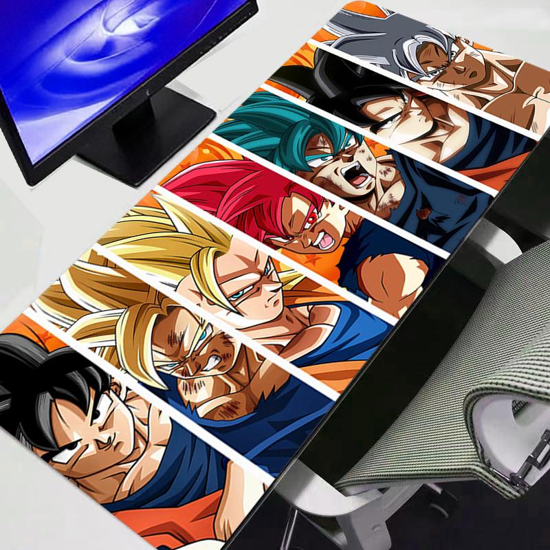 

Kawaii Mouse Pad Dragon Ball Z DBZ Anime Cute Girl Gabinete Gamer Computer Desk Mat Keyboard Gaming Accessories Mousepad 30x60x0.2cm