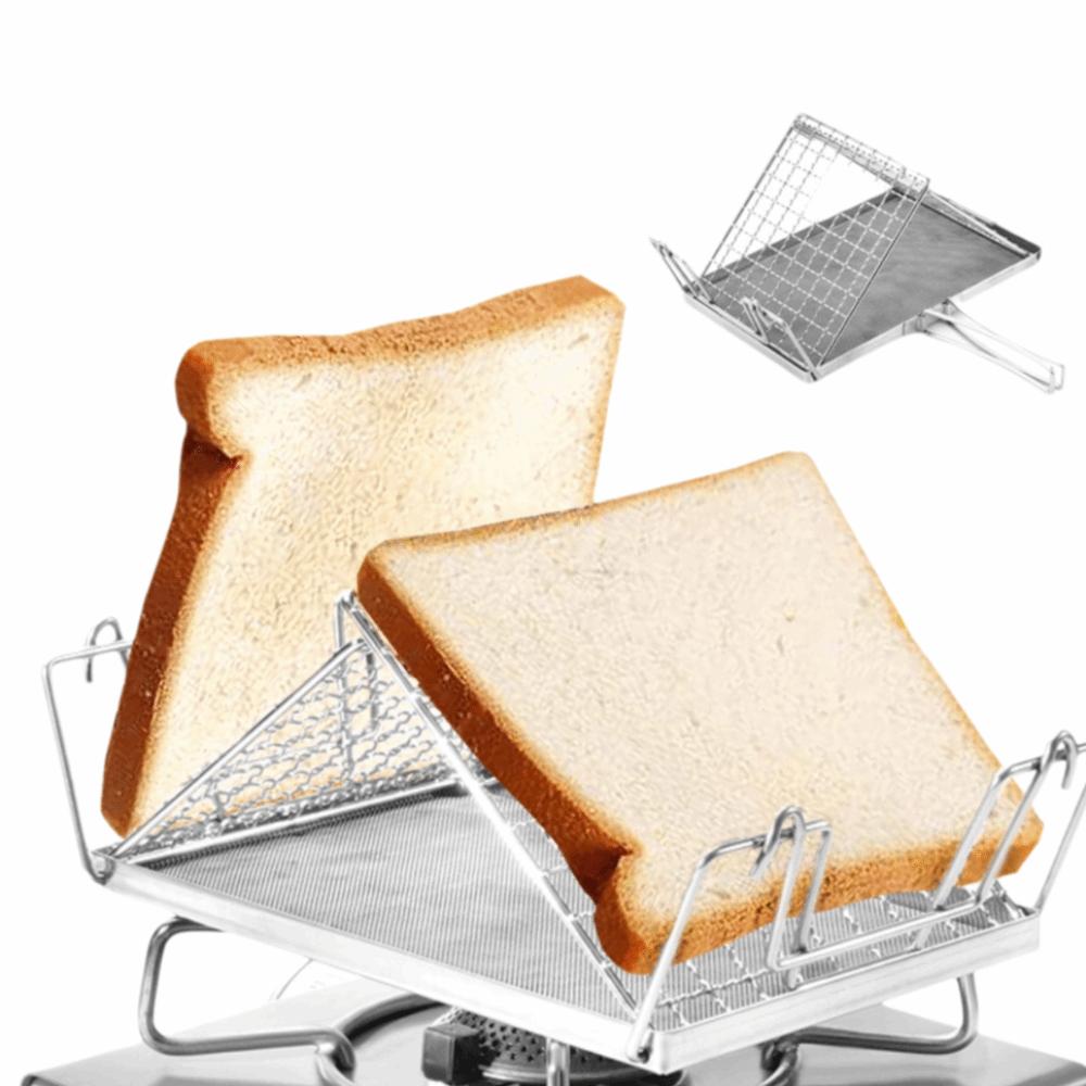 Foldable Camping Stove Toaster Stainless Steel Portable Toaster Outdoor Toaster  Backpacking