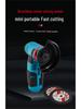 Polizor unghiular mini fără fir cu baterie litiu: Unealtă compactă, multifuncțională de tăiat și șlefuit cu motor cu miez din cupru periat