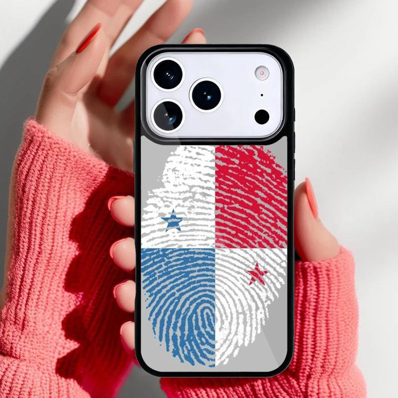 Panama Flag Phone Case for iPhone 17 Air 16e 15 14 13 Pro Max Back Cover for 12 11 Pro Coque