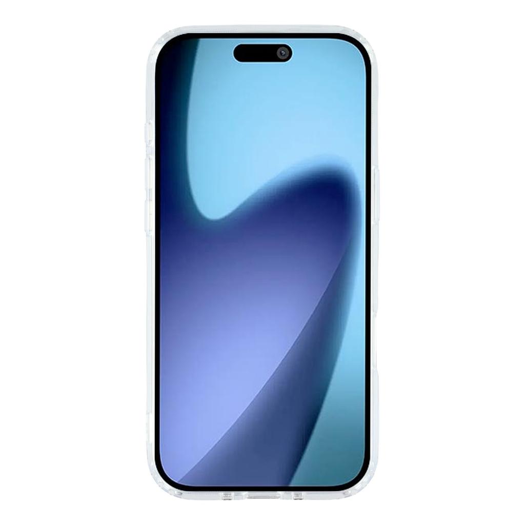 For iPhone 17 Air Magnetic Case Acrylic+TPU Clear Phone Cover