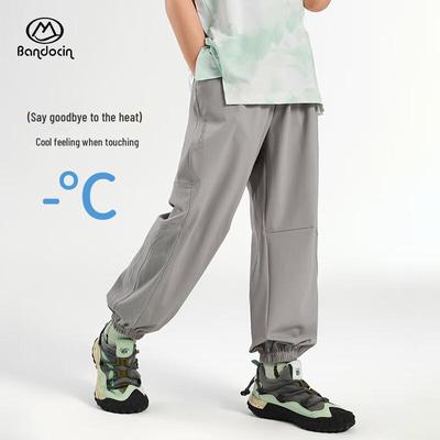 Boys' 2025 Summer Cool-touch Anti-mosquito Sun Protection Sports Pants