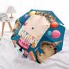 Capybara Themed Travel Umbrella-8 Ribs Automatic Opening and Closing, Portable Folding Design, Compact and Stylish Umbrella Suitable for Out