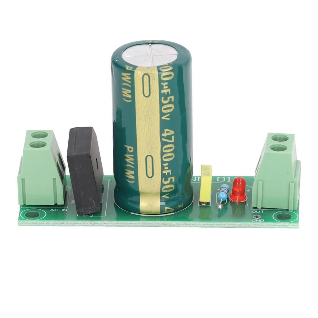 2 Stück Spannungsreglerplatine Einstellbares Volt Stromversorgungsmodul Hochleistungsfilter AC40V