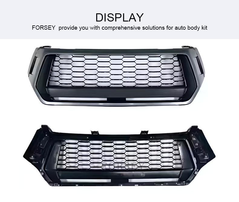 Hilux Rocco 2019-2020 Front Bumper Grille Replacement