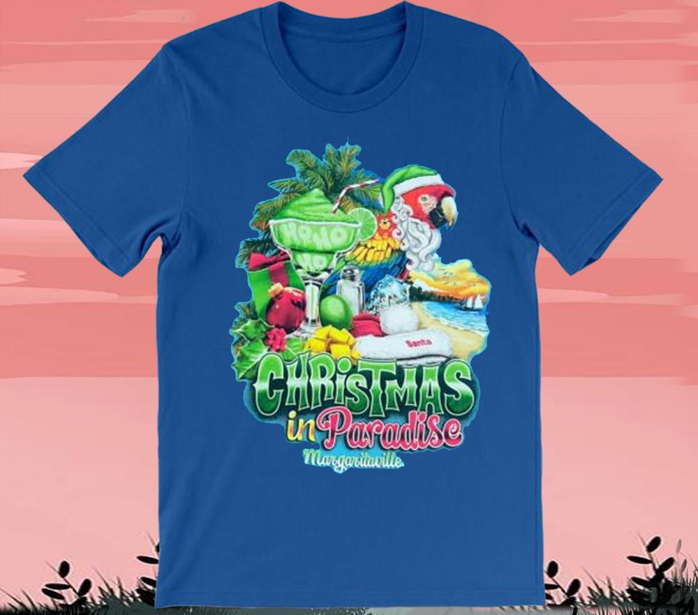 Margaritaville Shirt Jimmy Buffett Christmas Size S-4XL Cotton TT2675 Unisex T-Shirt M