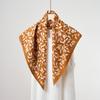 Versatile Printed Lightweight Breathable Women Square Neck Scarf For Spring Summer