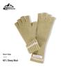 Women's Half-Finger Knitted Wool Gloves