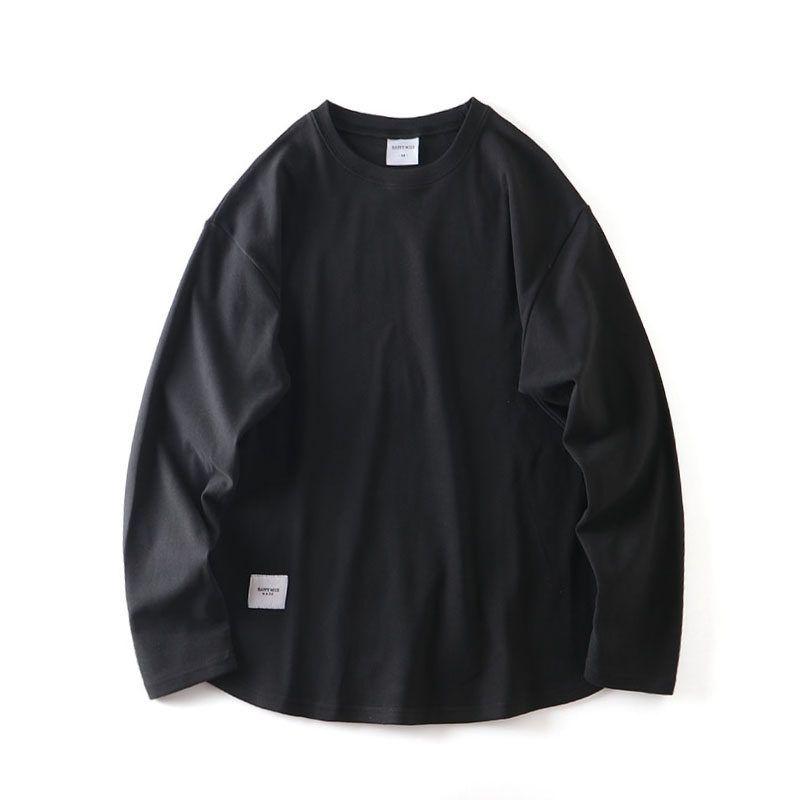 Dralon Bottoming Shirt Men's Autumn and Winter Thermal Underwear Foreign Trade Cattle Goods Heating Cationic Round Neck Long Sleeves Shirt