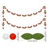 New Year Gift Crafts Christmas Hanging DIY Toy Felt Ball Garland Party Supplies Wall Hanging Festival