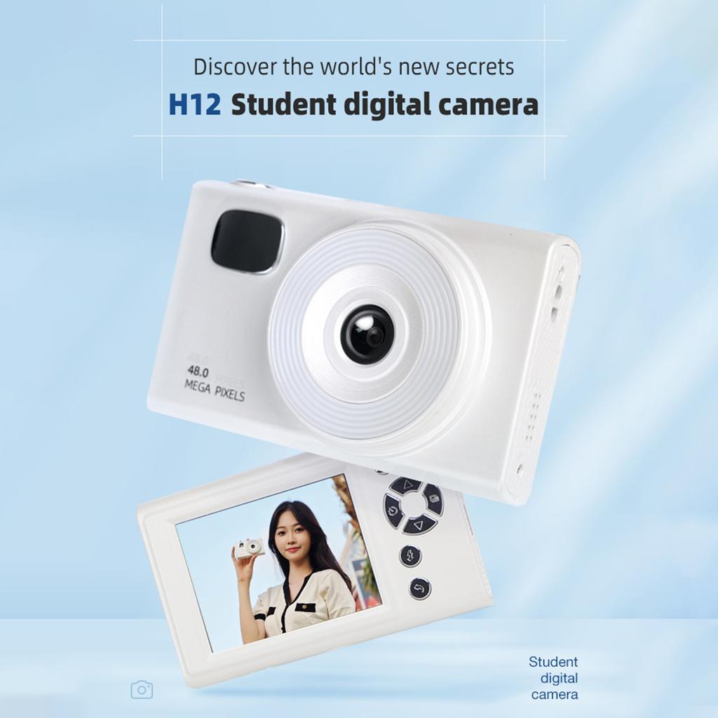 1080P Digital Camera Digital Video Camera 48MP 2.8 Inch IPS Screen Auto Focus 16X Zoom Built in LED Fill Light Battery