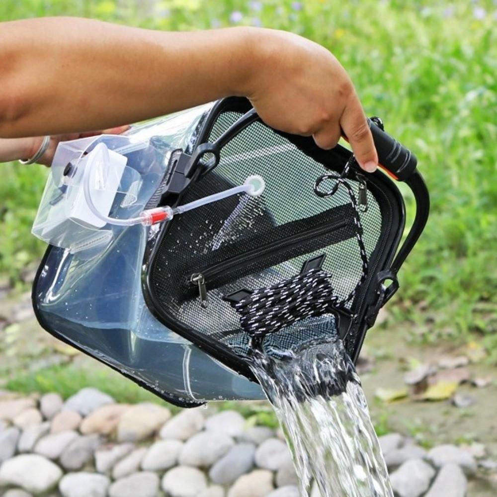 Foldable Live Fish Bucket Thickened EVA Water Pail Fishing Tackle Tool Fishing Accessories