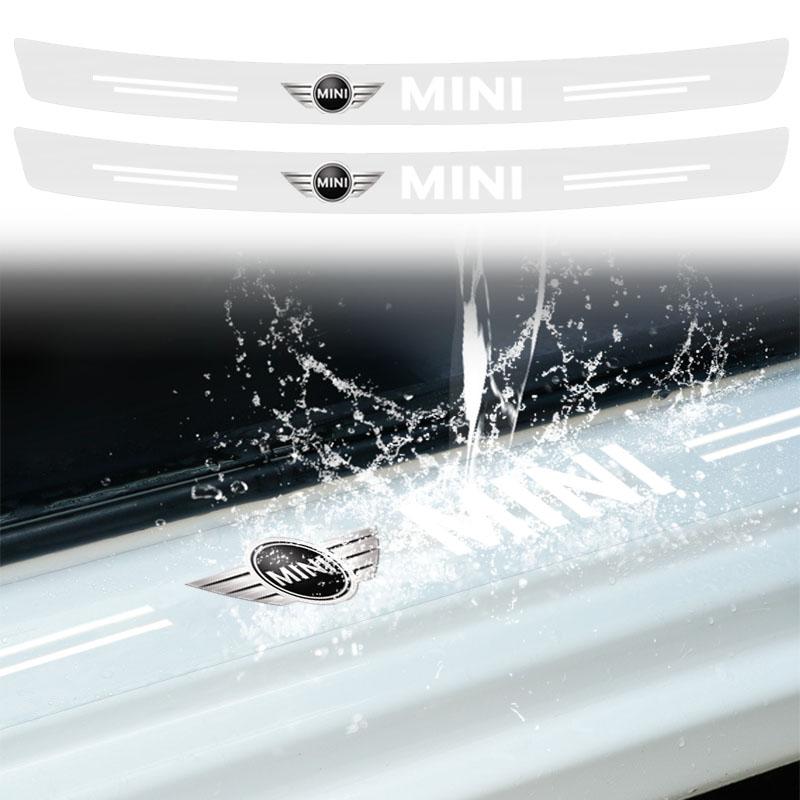 1Pcs Transparent Car Trunk Badge Protective Sticker Car Accessories For Mini Cooper One S Clubman R50 R53 R56 R60 F55 F56 R57 R58 R59