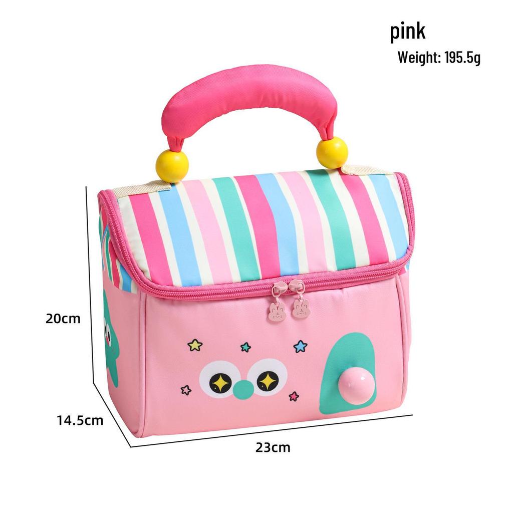 Insulated Bento Lunch Bag with Hand Warmer - Food-Grade Aluminum Foil & Thickened for Students & Office Workers