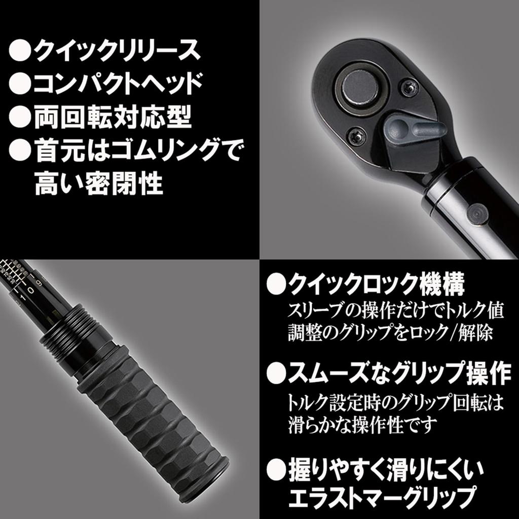 SK11 Preset Type Torque Insertion Angle (SK11) Wrench, 12.7mm, 20~140N M STR4-140