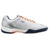 Yonex Power Cushion Strider Beat Badminton Shoes, White/Orange (386), Size 23.5 Cm