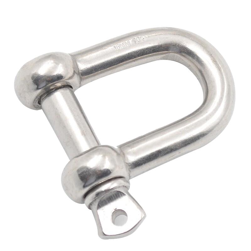 Winston WY0227 304 Stainless Steel D-Shackle M16