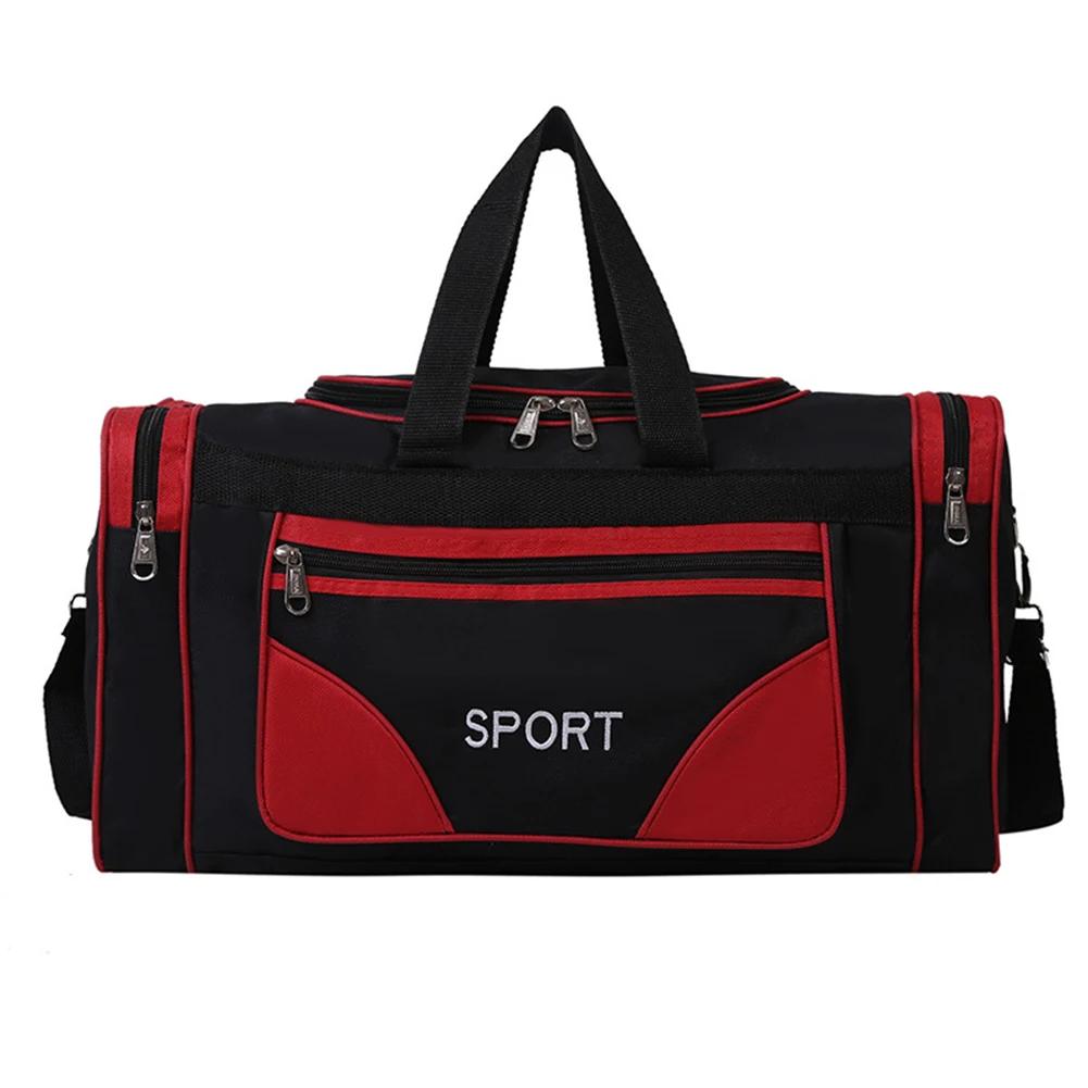 Oxford Fitness Bag Large Capacity Yoga Sports Backpack Waterproof Multifunctional Adjustable Shoulder Strap For Outdoor Football