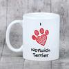 Norwich Terrier - Cup with a Dog, Cute Cup with Graphics, a Gift with Your Photo from the Art-Dog Brand