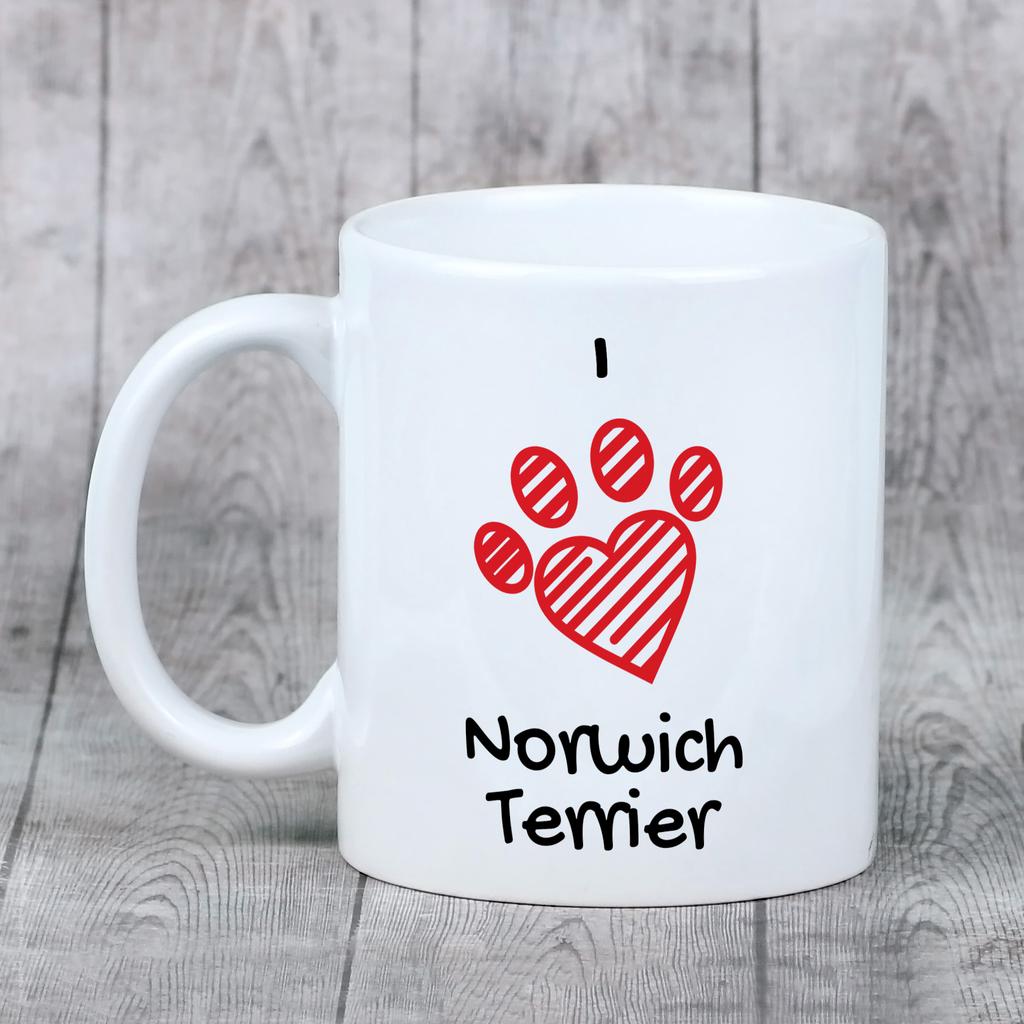 Norwich Terrier - Cup with a Dog, Cute Cup with Graphics, a Gift with Your Photo from the Art-Dog Brand