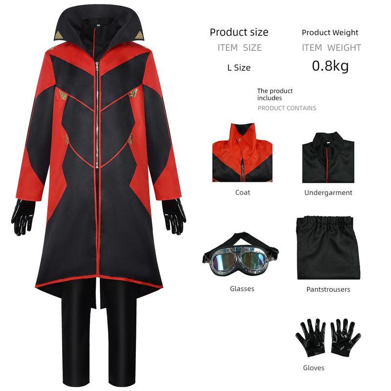 Sonic the Hedgehog 2 Cosplay Costume Halloween Dr. Eggman Red Suit Cosplay Anime Stage Costume