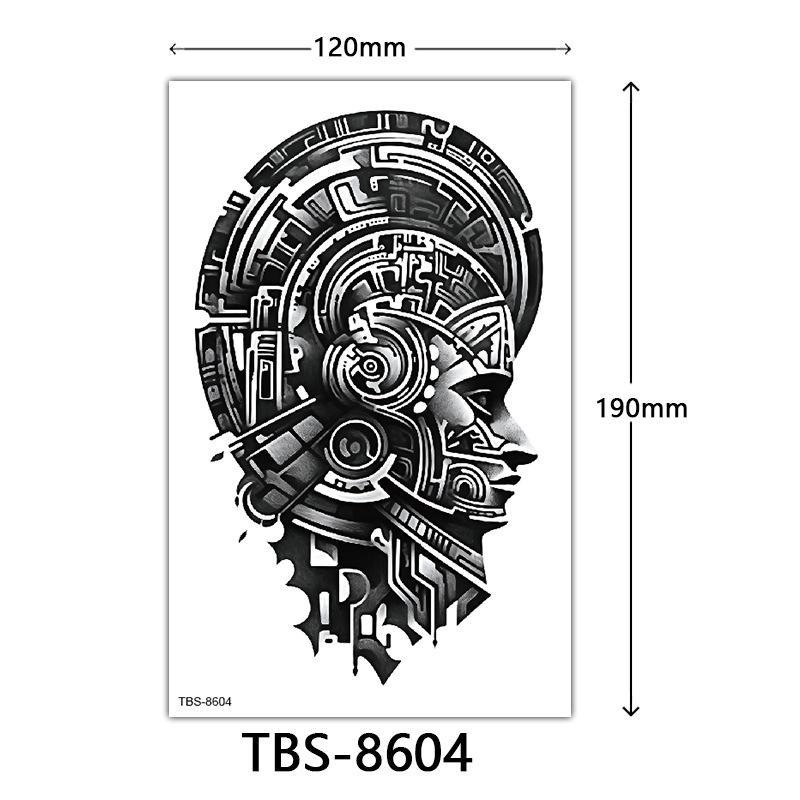 Waterproof Tattoo Sticker, Totem Character Animal Tattoo Sticker Tattoo