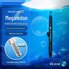 Deep Sea Cabin Megalodon Double Bead Push-Type Ballpoint Pen 0.5mm - Black Ink Student Exam Answering Pen