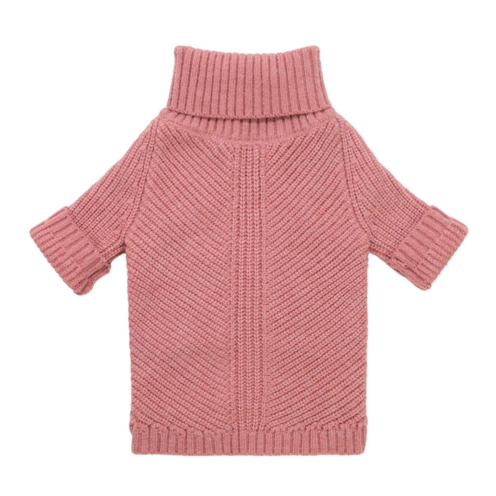 

Turtleneck Dog Pullover Sweater for Medium Dogs to Large Dogs Windproof Cardigan Thick Coat for Winter Outdoor S