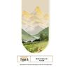 Lilang Golden Mountain Entryway Wall Art