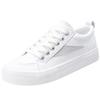 New Spring Men's Shoes Korean Style Fashion and Versatile Casual Men's Shoes Comfortable Lace Up Flat Low-top Leather Shoes