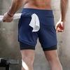 Men's 2-in-1 Quick-Dry Fitness Shorts for Gym and Running