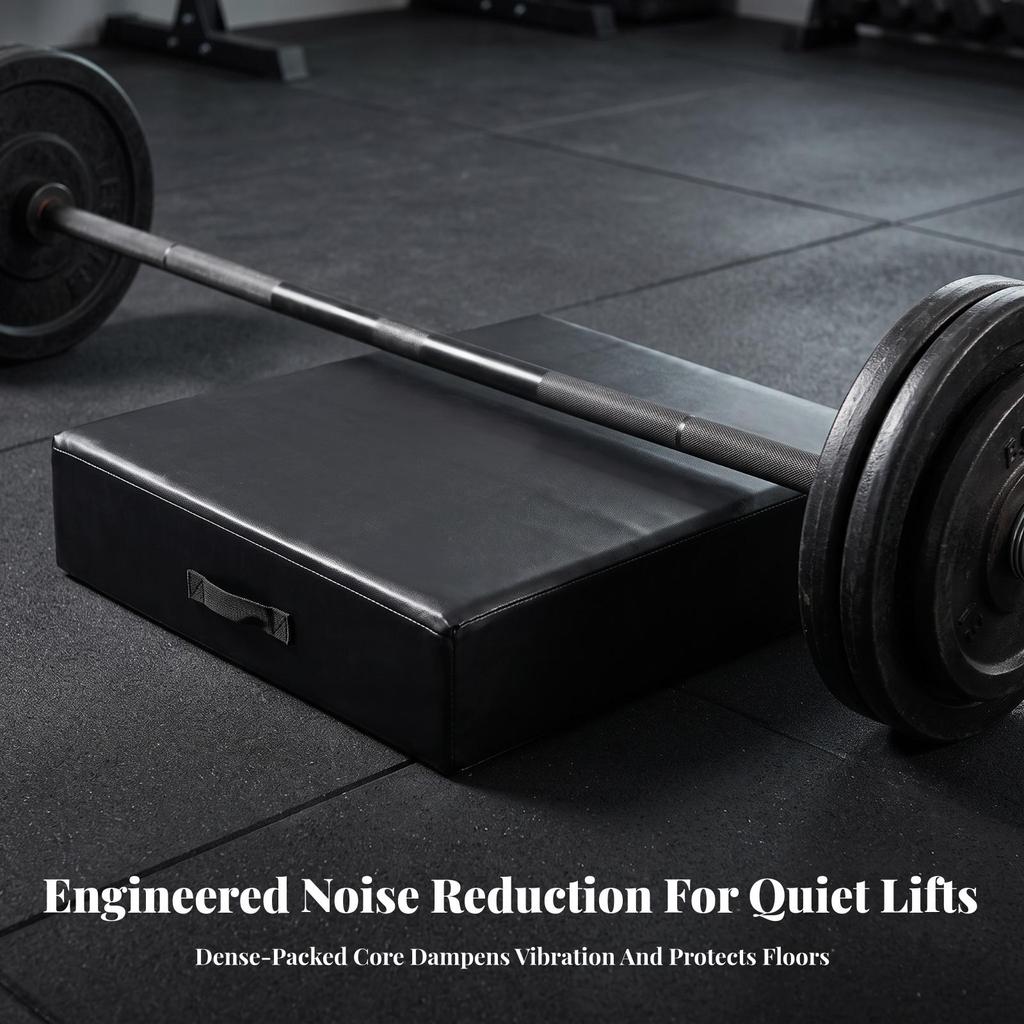 Barbell Shock-Absorbing Pad Wipe-Clean for Weightlifters