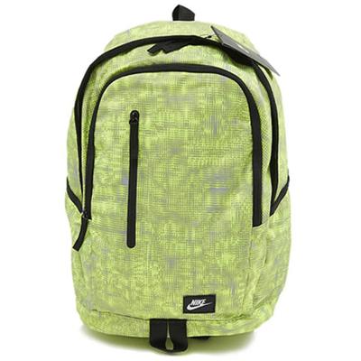 Polyester Backpack Regular Unisex Light Green Casual