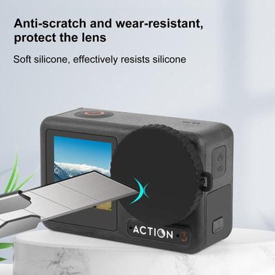 Silicone Case For Action 5 Pro 4 3 Sports Camera Body Cover With Lens Cap Silicone Rubber Protector Accssories