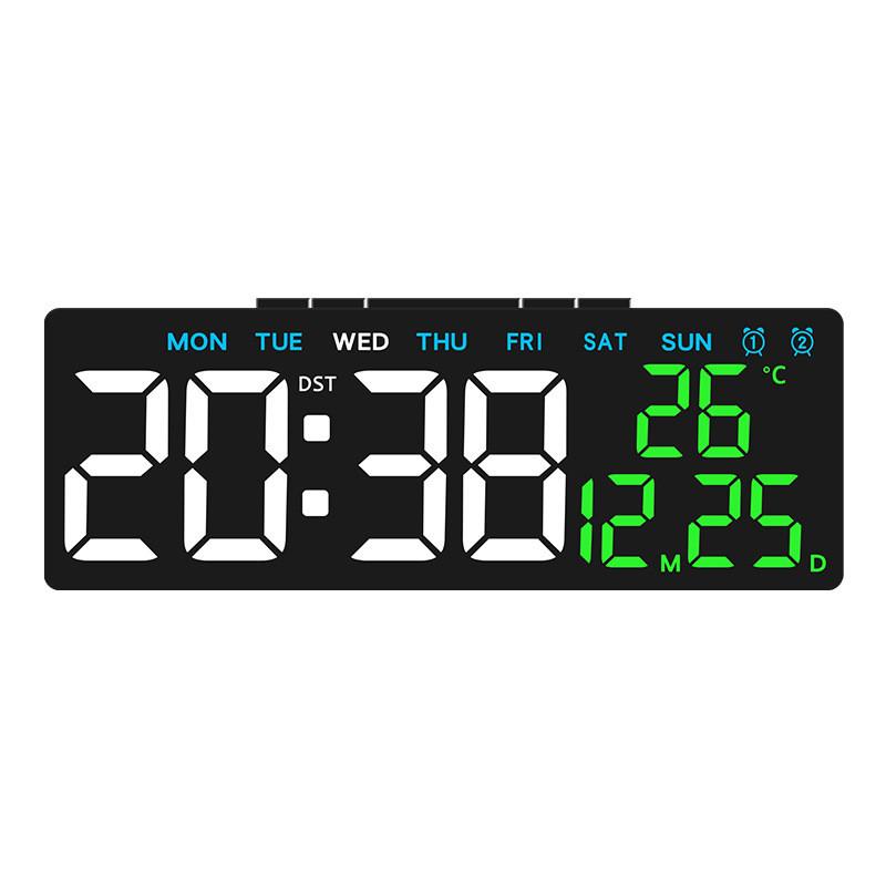 Modern Minimalist Digital Alarm Clock With Led Display And Usb Power For Bedroom Decor