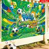 1pc colorful football birthday backdrop banner suitable for birthday party cake table decoration anniversary