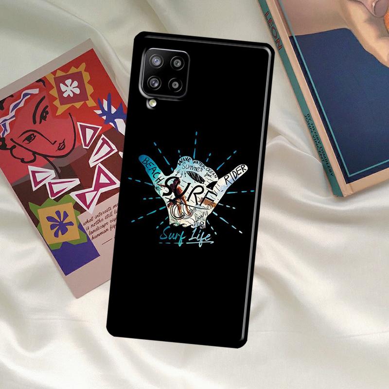 Surfer Surf Hang Loose Shaka Case For Samsung Galaxy A56 A36 A06 A13 A53 A32 A12 A22 A52 A35 A26 A16 A55 A15 A54 A34 A14