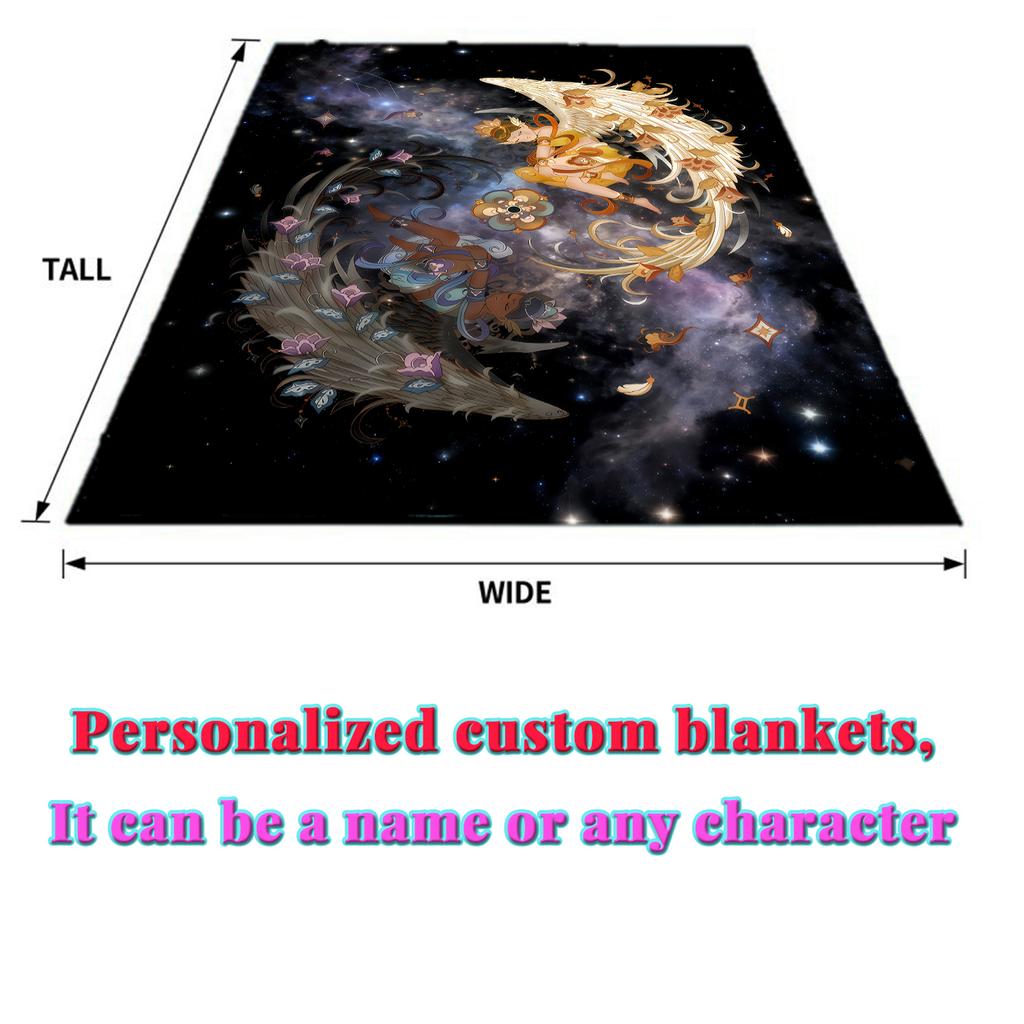 The Twelve Zodiac Signs Thin Blanket Bedrooms,living Rooms,sofas,offices,napping,camping,outings,girls' Gifts Blanket