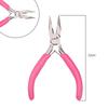"Handmade Pink Needle-Nose Pliers: Multi-Function Jewelry Tool for Beading and Winding"