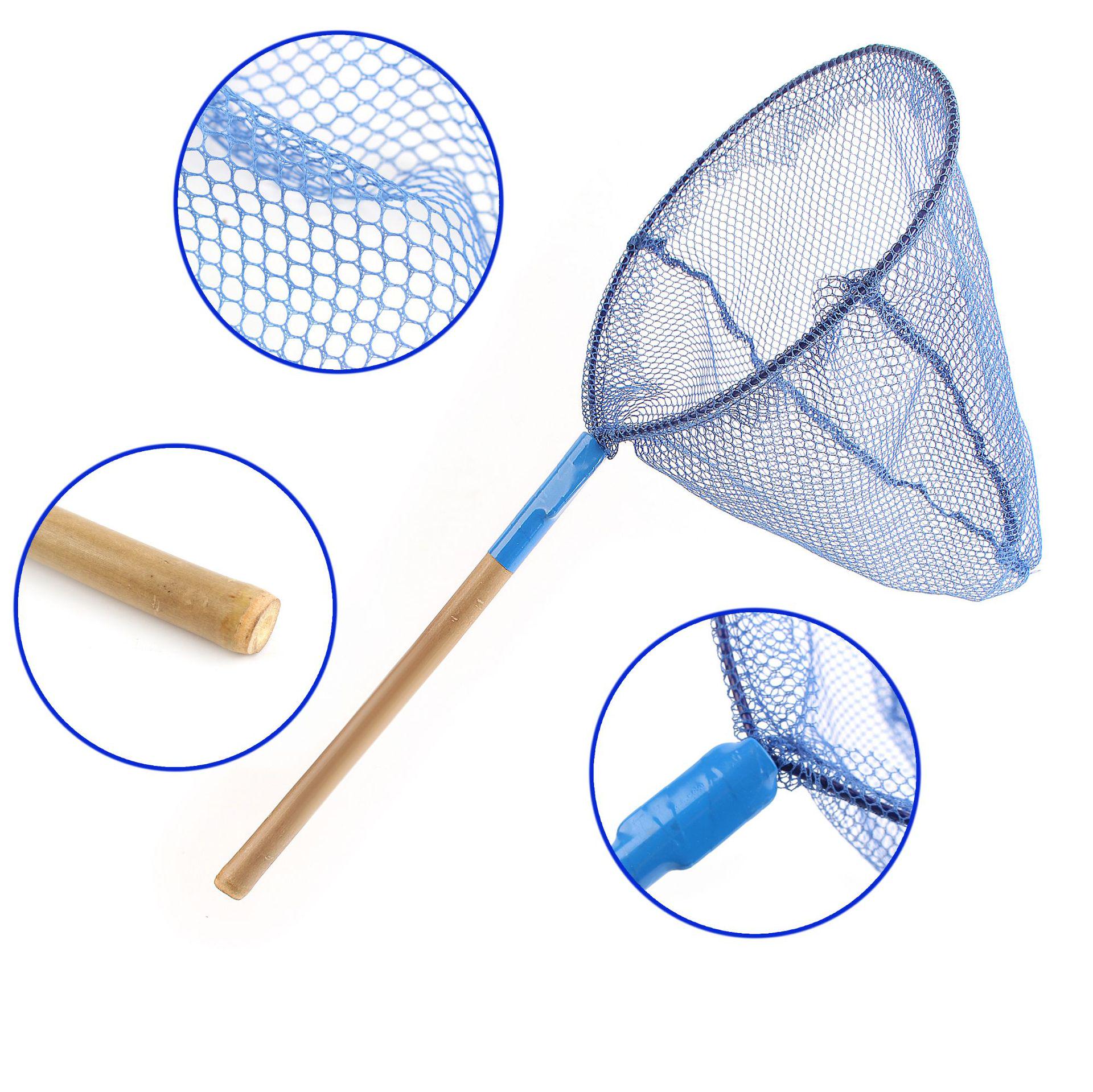 

Wooden Handle Fishing & Insect Net: New Fish Landing & Water Play Toy 41.5 cm
