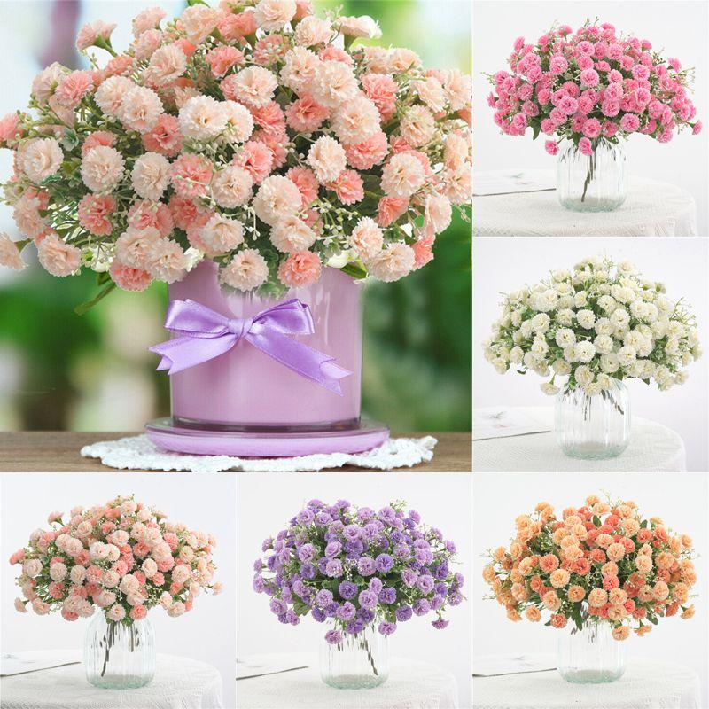 Small Lilac Silk Hydrangea Flowers Perfect For Weddings And Party Decorations