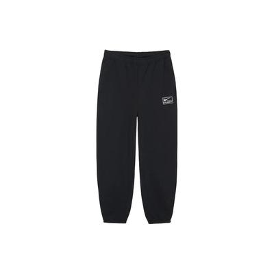 Nike X Stussy Washed Sweatpants (Asia Sizing) Black (SS23) Unisex Streetwear DO5297-010
