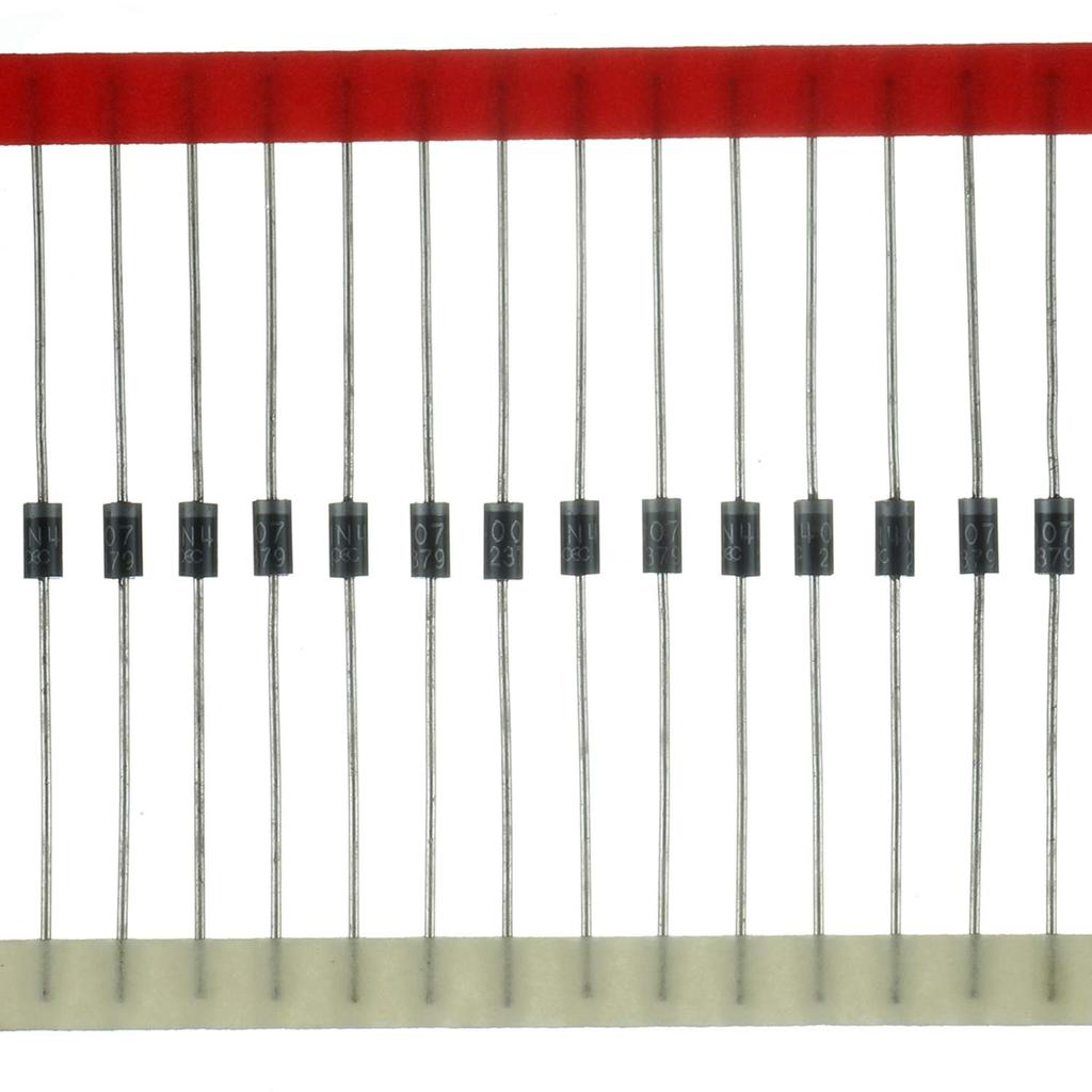 BOJACK 1N4007 Rectifier Diode 1 A 1000 V DO-41 Axial 4007 1 Amp 1000 Volt Electronic Silicon Diodes (Pack of 125)