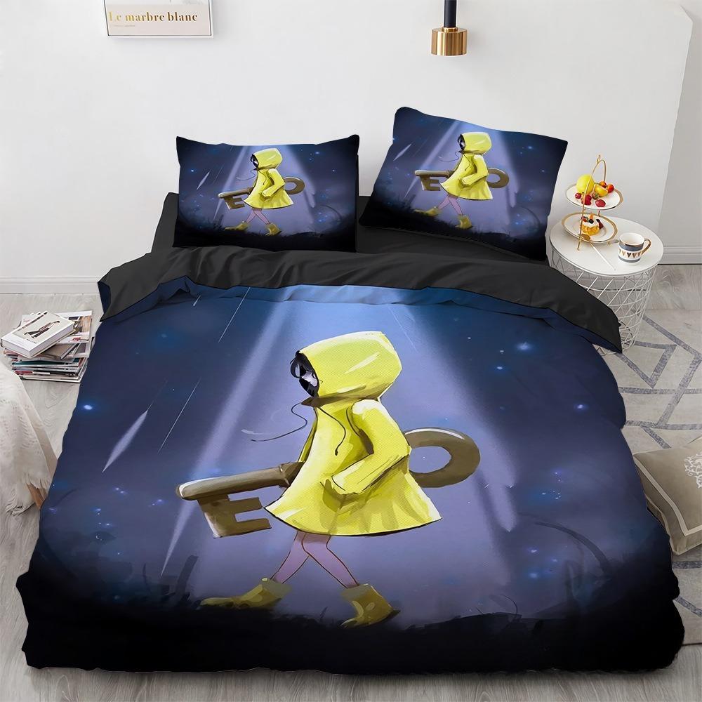 Game Little Nightmares Duvet Cover Pillowcase Bedding Set Adult Boy Girl Bedroom Decoration Children Gift Single Double Size